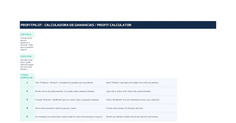 ProfitPilot screenshot 1