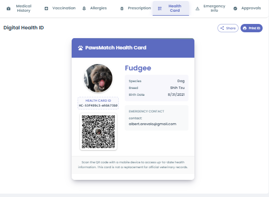 PawsMatch - Screenshot 3 showing product features and functionality