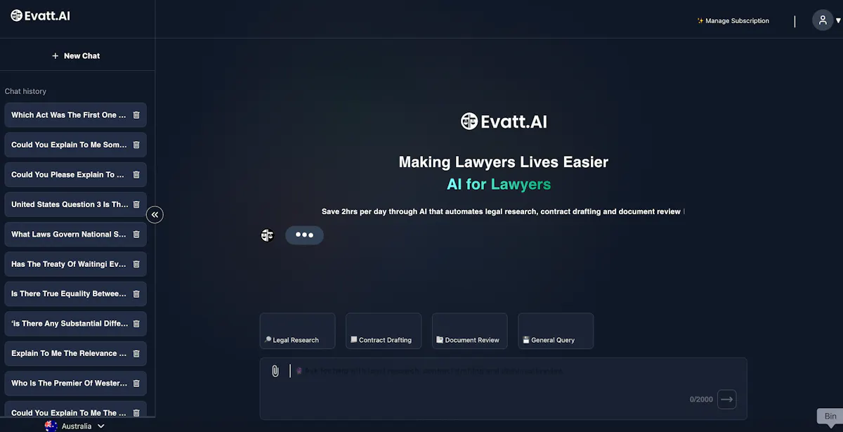Evatt AI