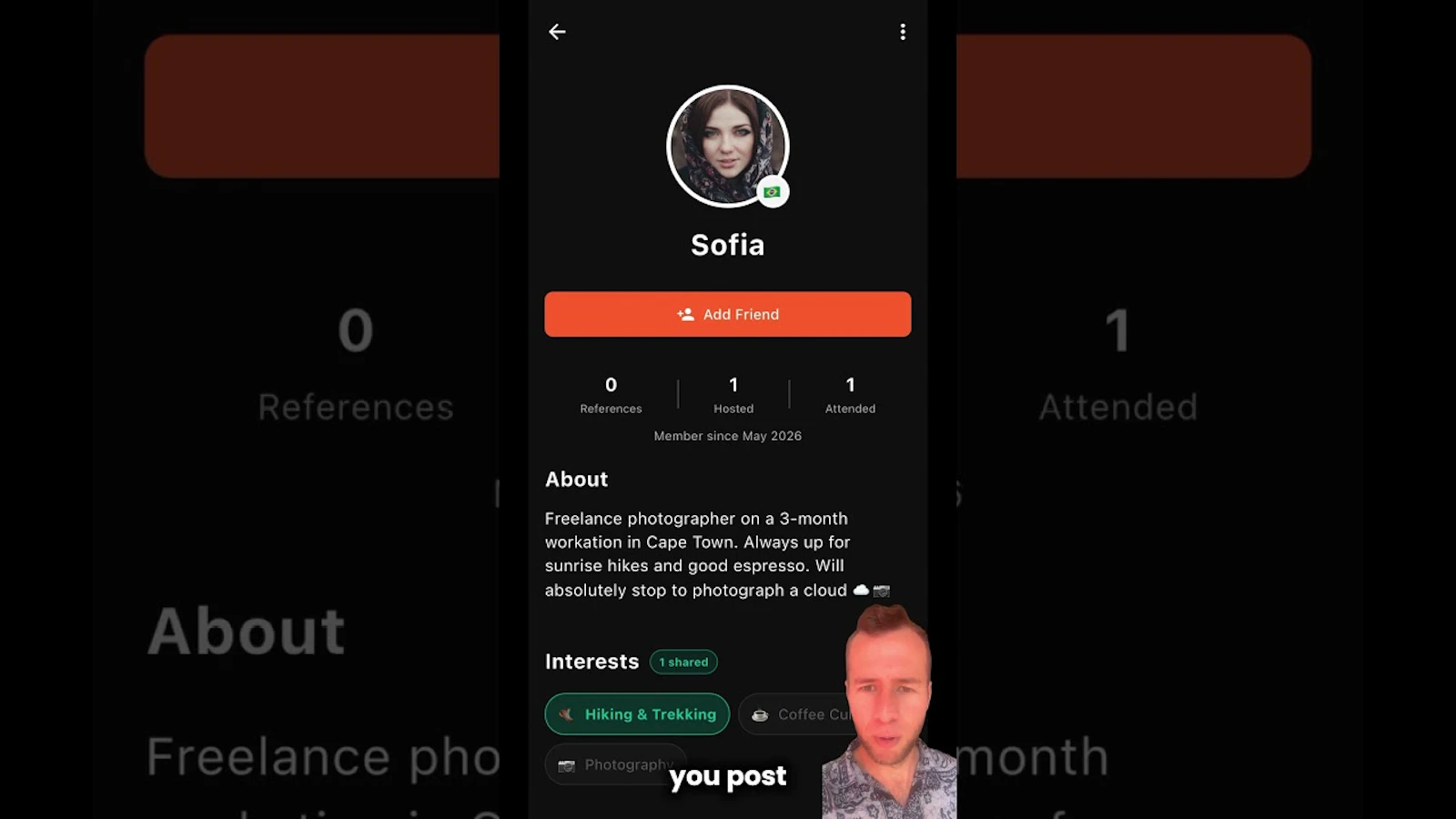Meetro screenshot 1 (video preview)