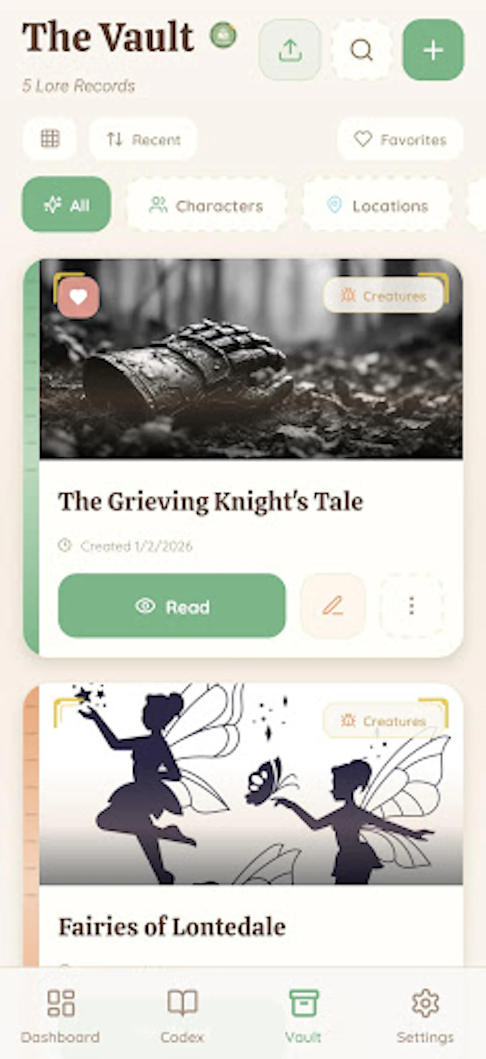 LoreBible screenshot 4