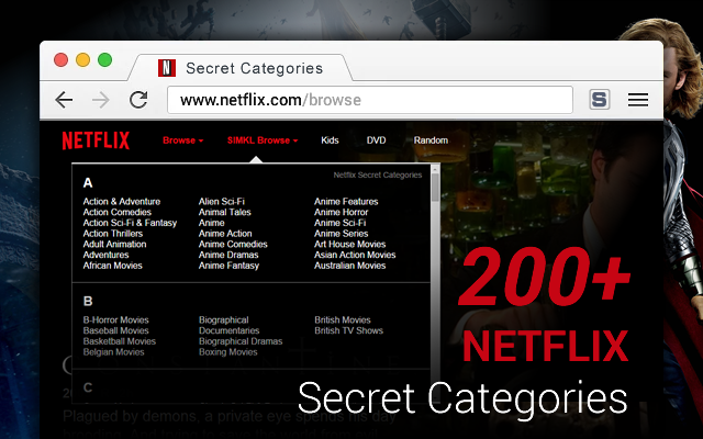 Enhancer for Netflix, Crunchyroll, with Simkl TV Tracker gallery image