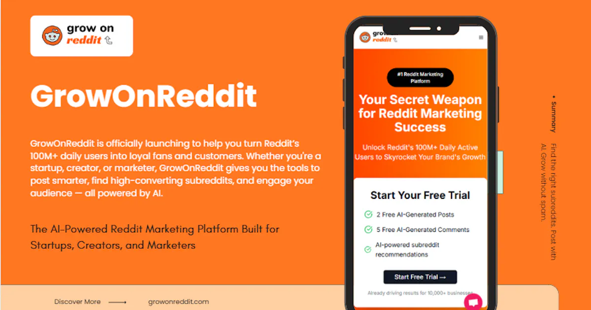 Grow On Reddit