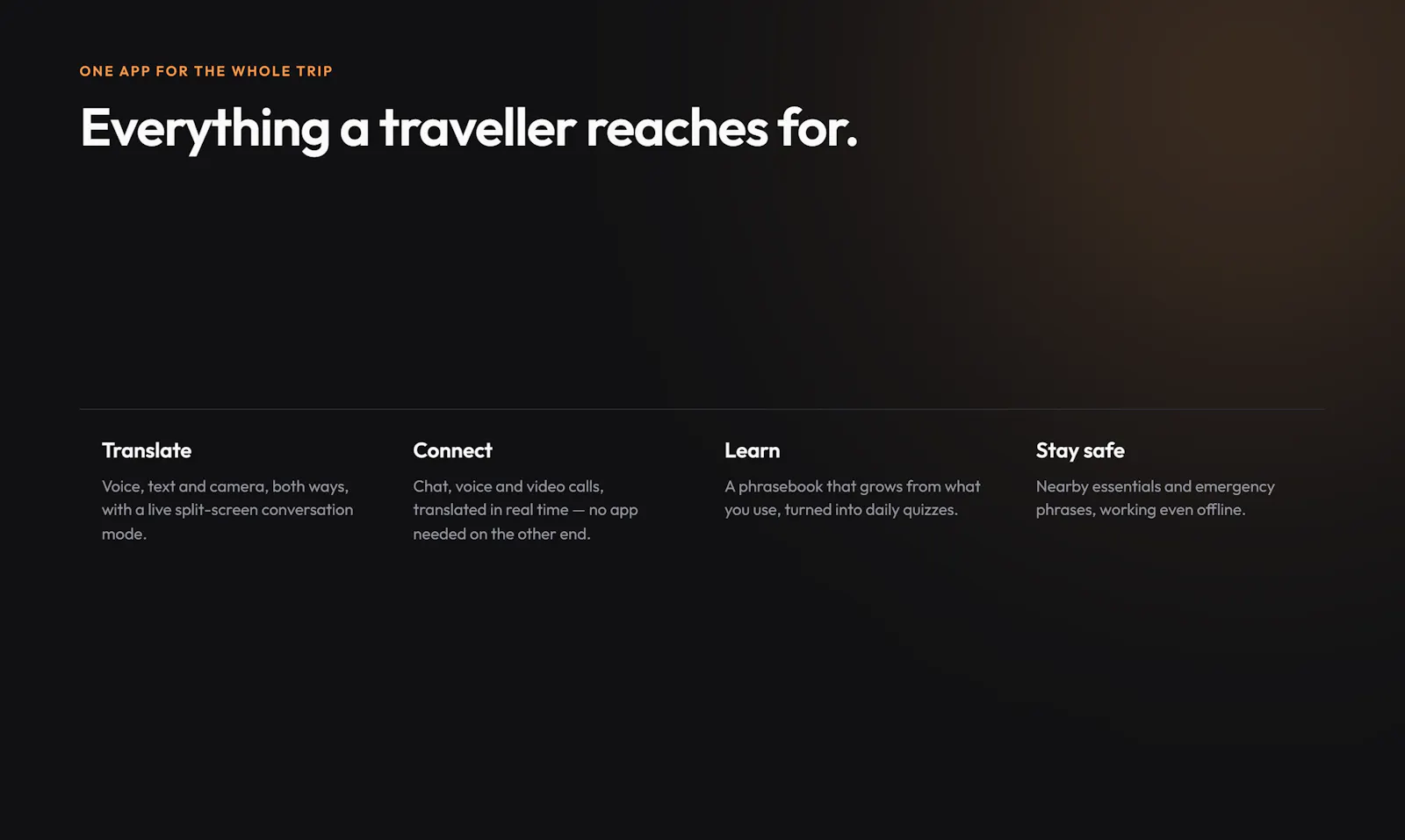 VerbX Travel App screenshot 8