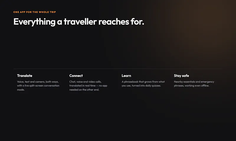 VerbX Travel App screenshot 8