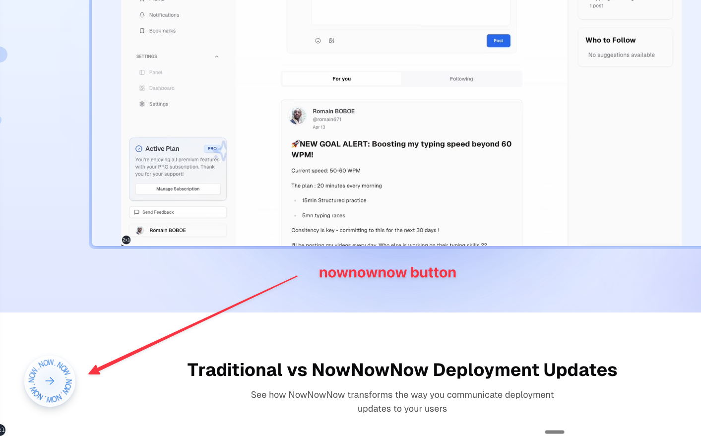 Nownownow - 전환 부스트 : 사용자가있는 업데이트. 미디어 3