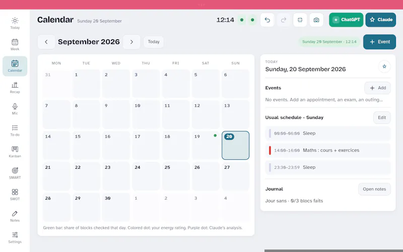 My AI Vocal Planner screenshot 3