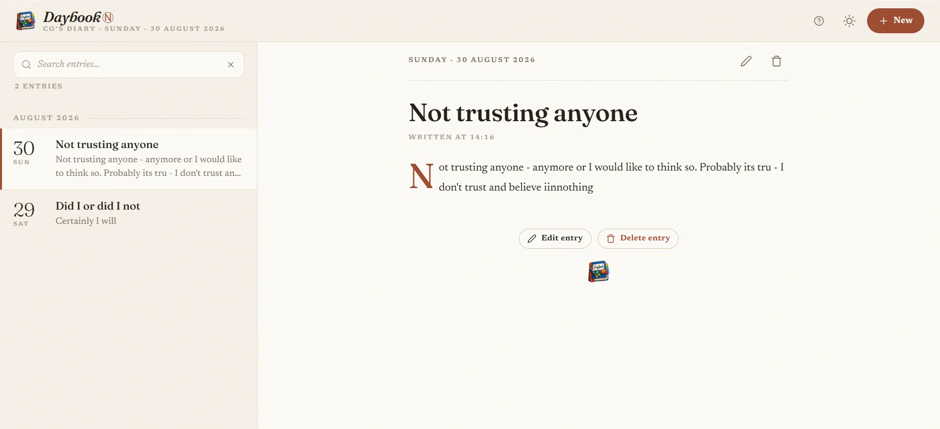 NonConfirmed screenshot