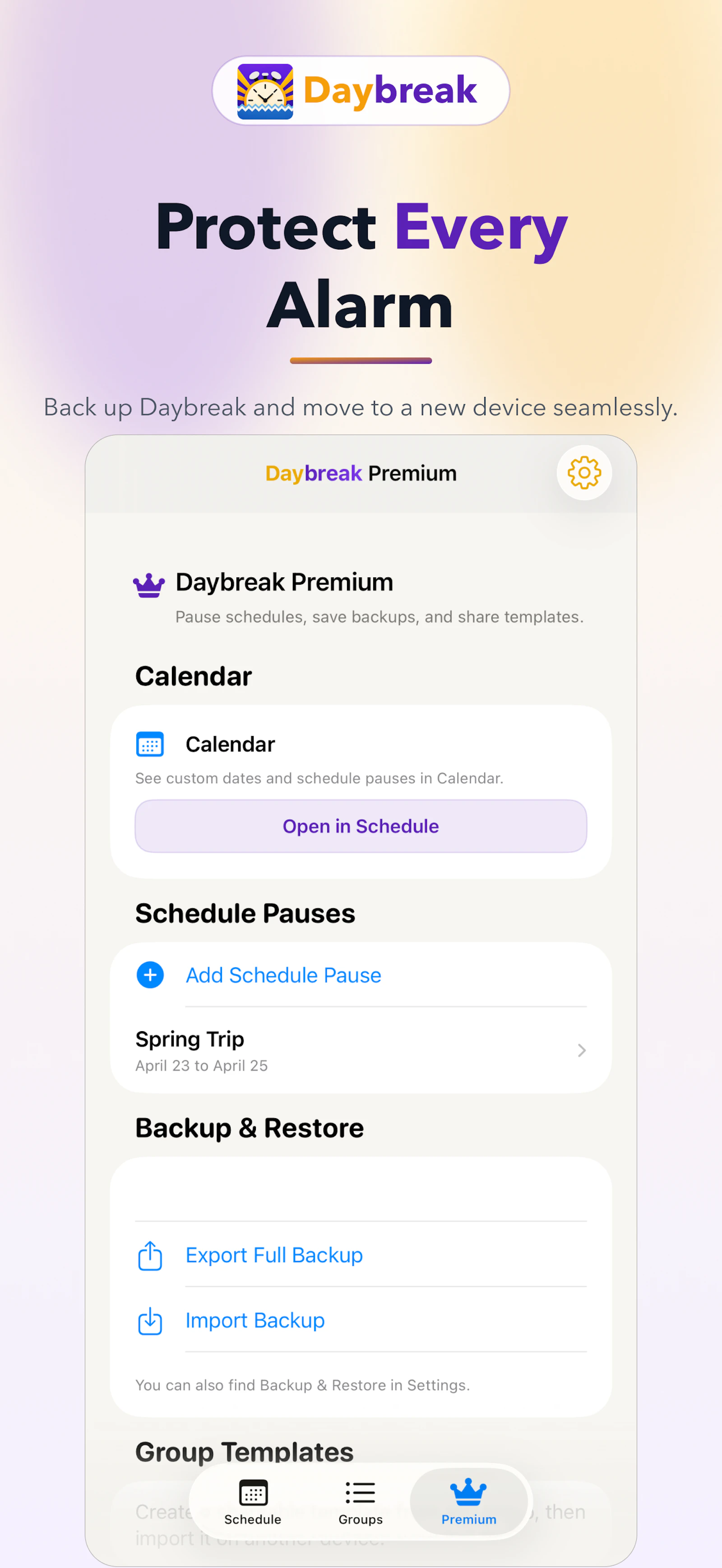 Daybreak: Smart Alarms screenshot 5