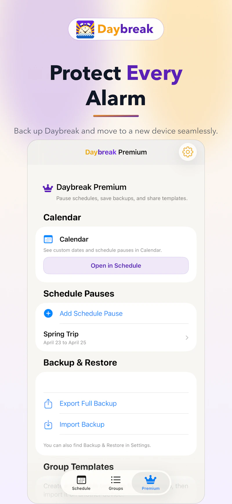 Daybreak: Smart Alarms screenshot 5