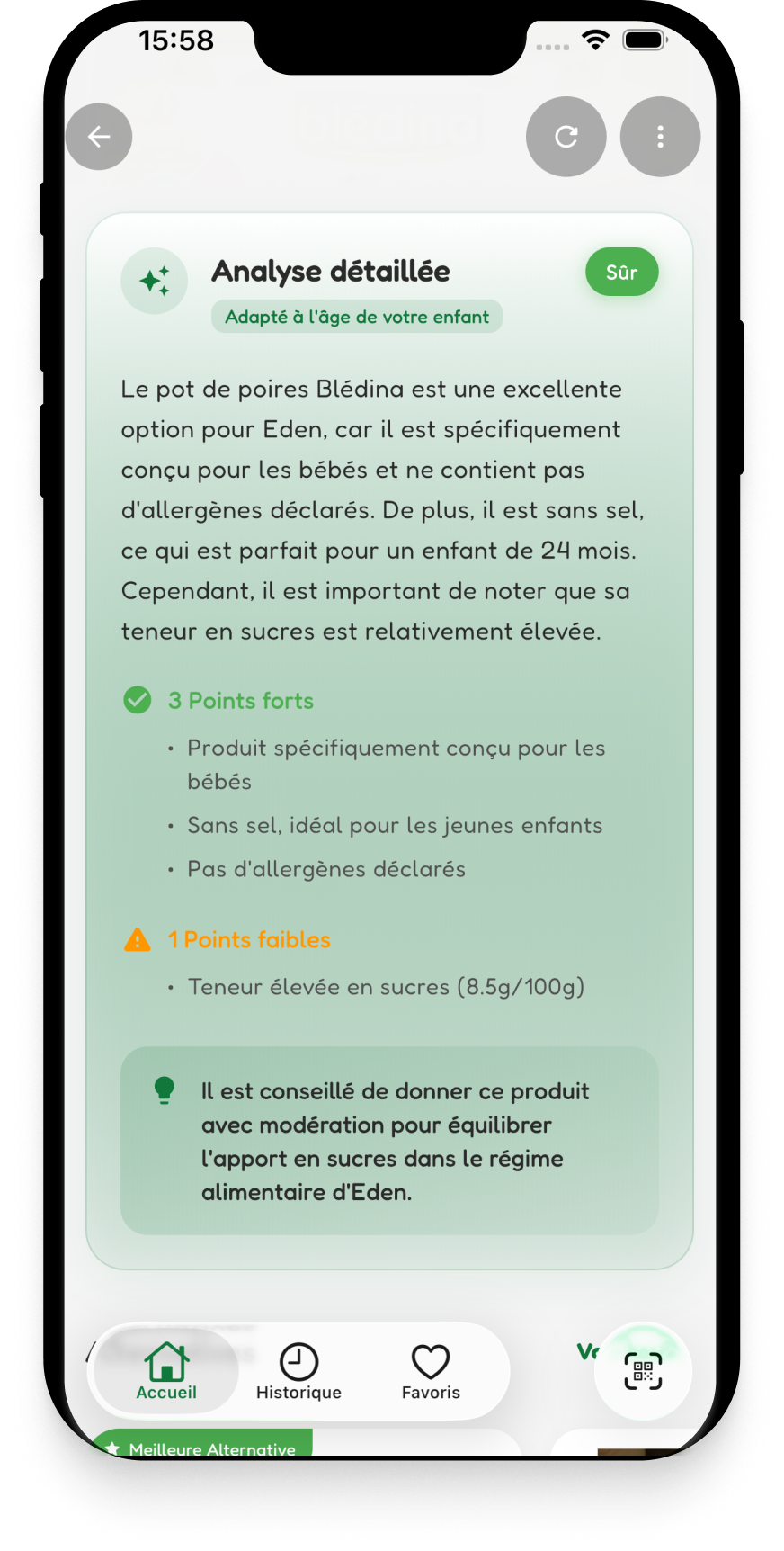 BabyCheck - Screenshot 5 showing product features and functionality