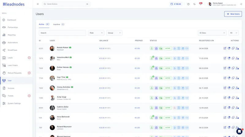 Leadnodes screenshot 4