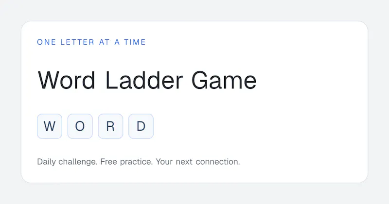 Word Ladder screenshot 1