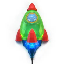 Rocket lamp manufacturing gallery image