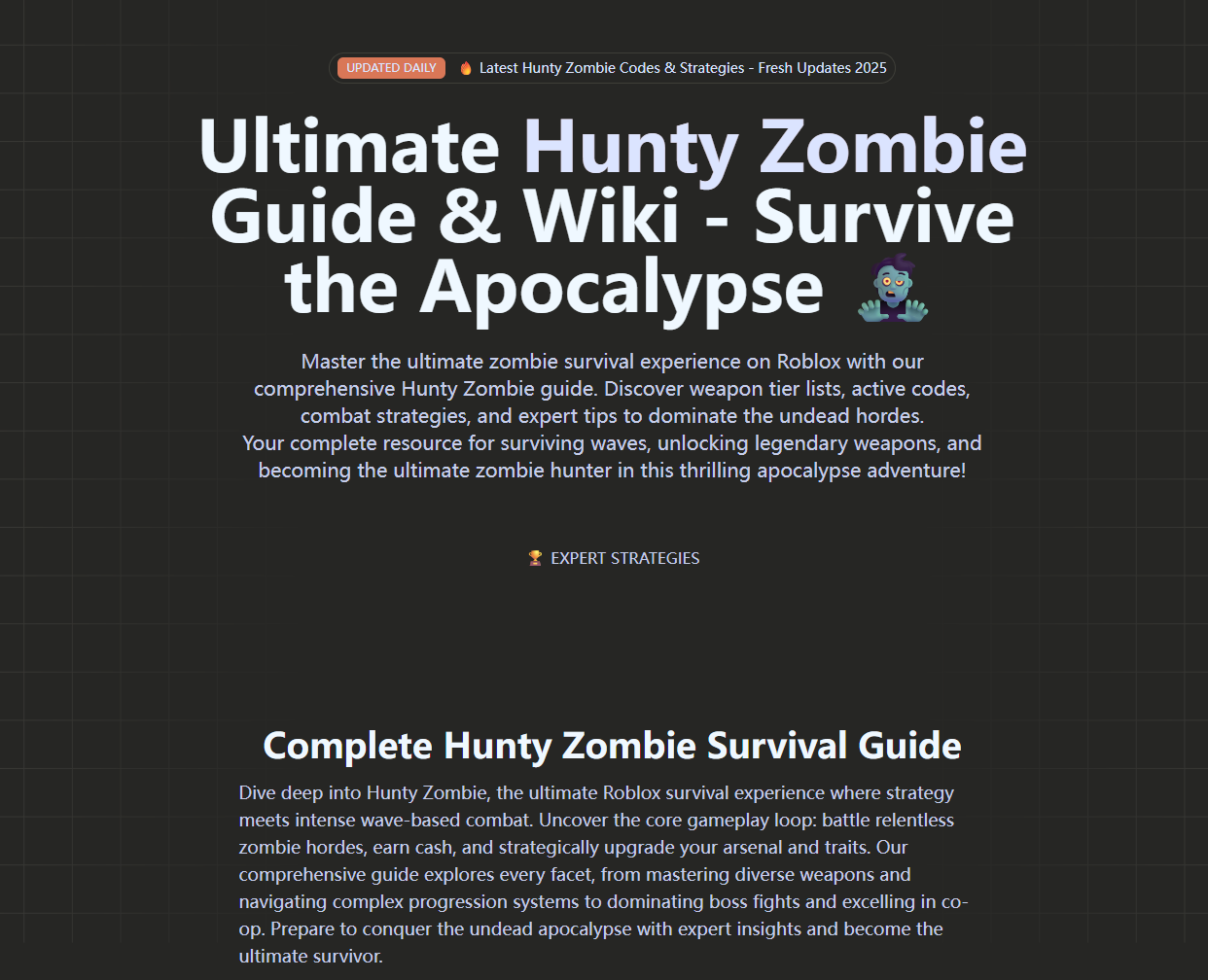 Hunty Zombie Guide & Wiki gallery image
