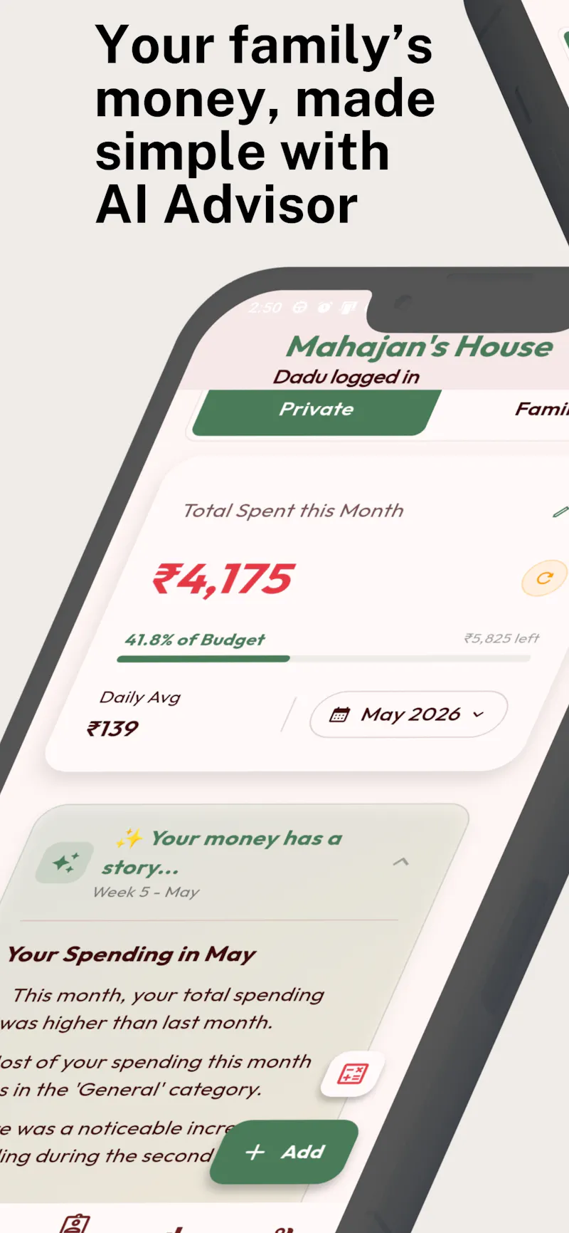 Ghar Kharcha: Expense & Budget screenshot 2