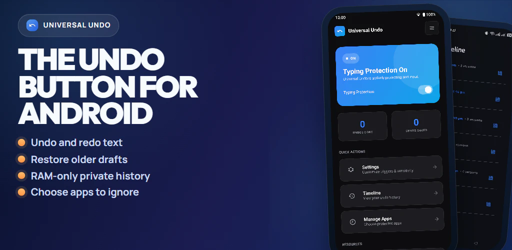 Universal Undo screenshot 1