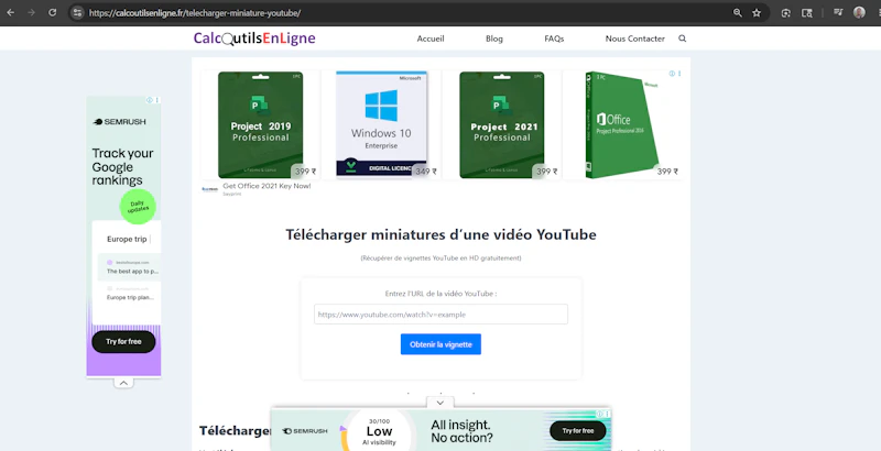 CalcOutilsEnLigne screenshot 2
