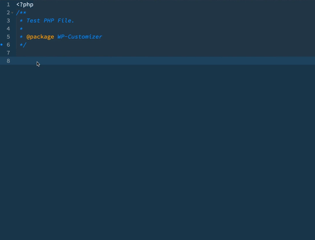 Sublime Text Package for WordPress Customizer