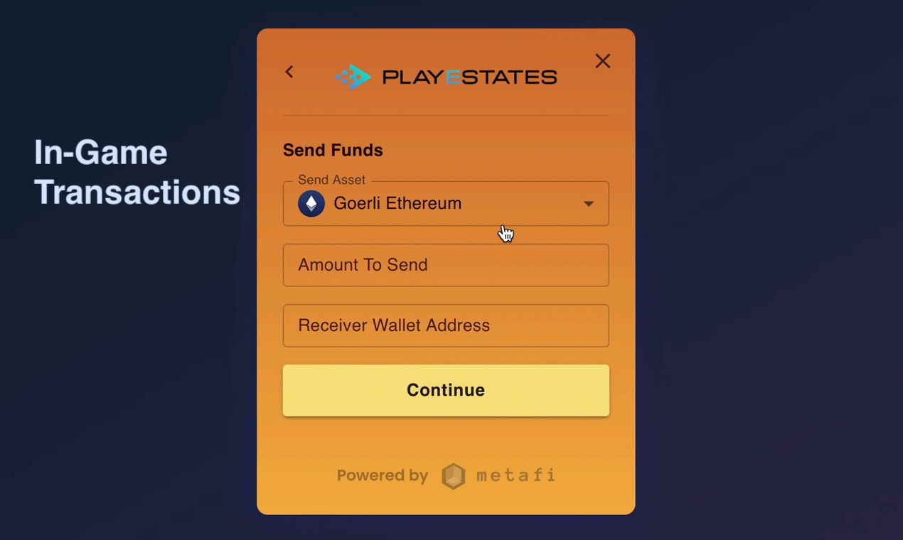 Metafi -portemonnee SDK - Voeg een crypto -portemonnee in je spel in seconden in media 2