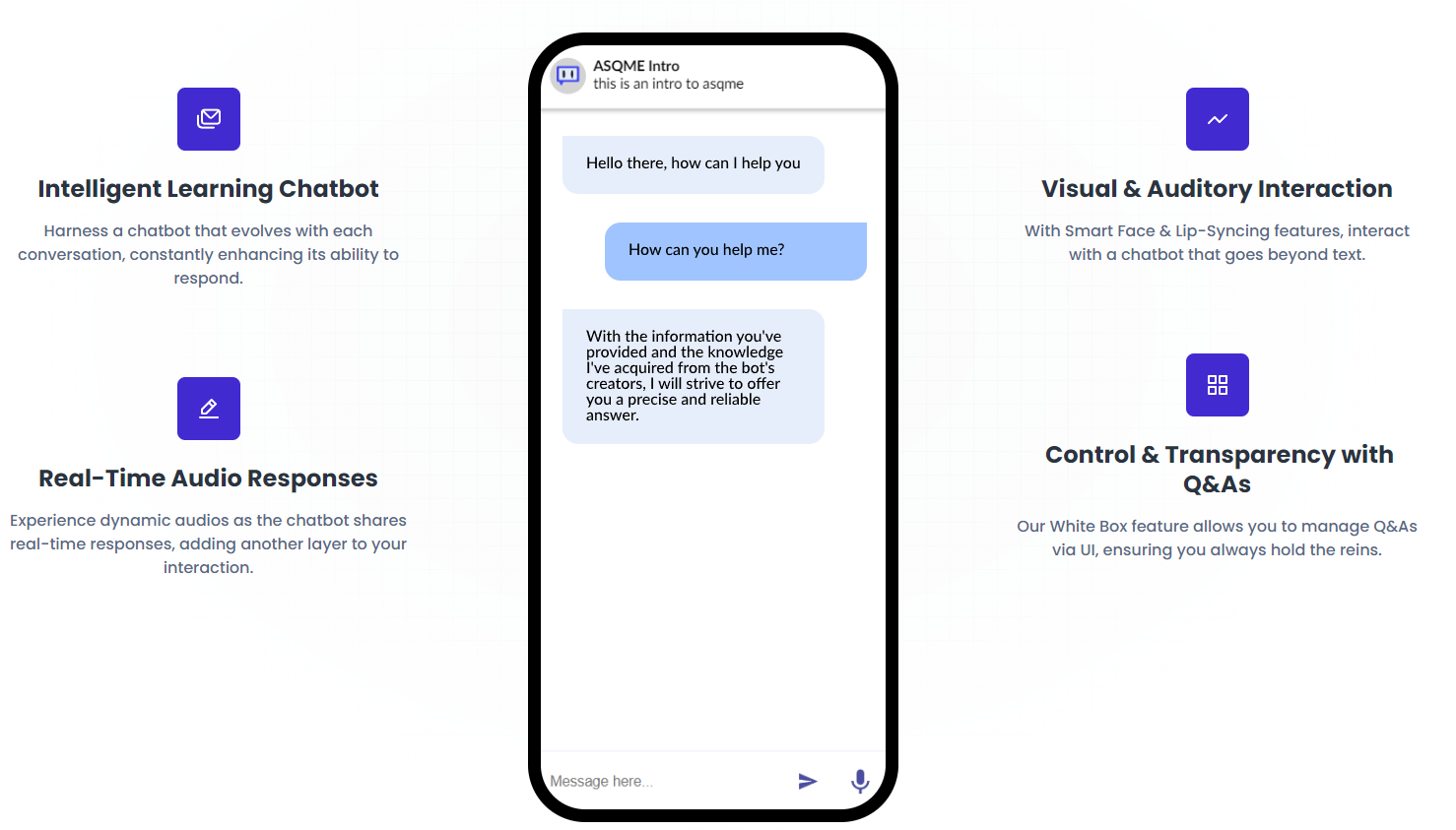 Media Asqme ai - Chuyển đổi nội dung của bạn thành một chatbot tương tác, hỗ trợ AI 3