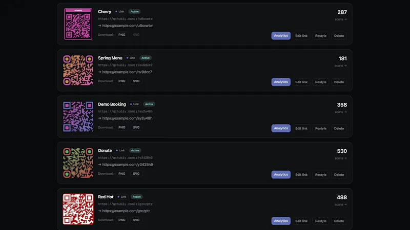 QRhubly screenshot 8