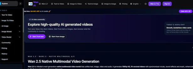 WanAI Video Generator image to Video gallery image