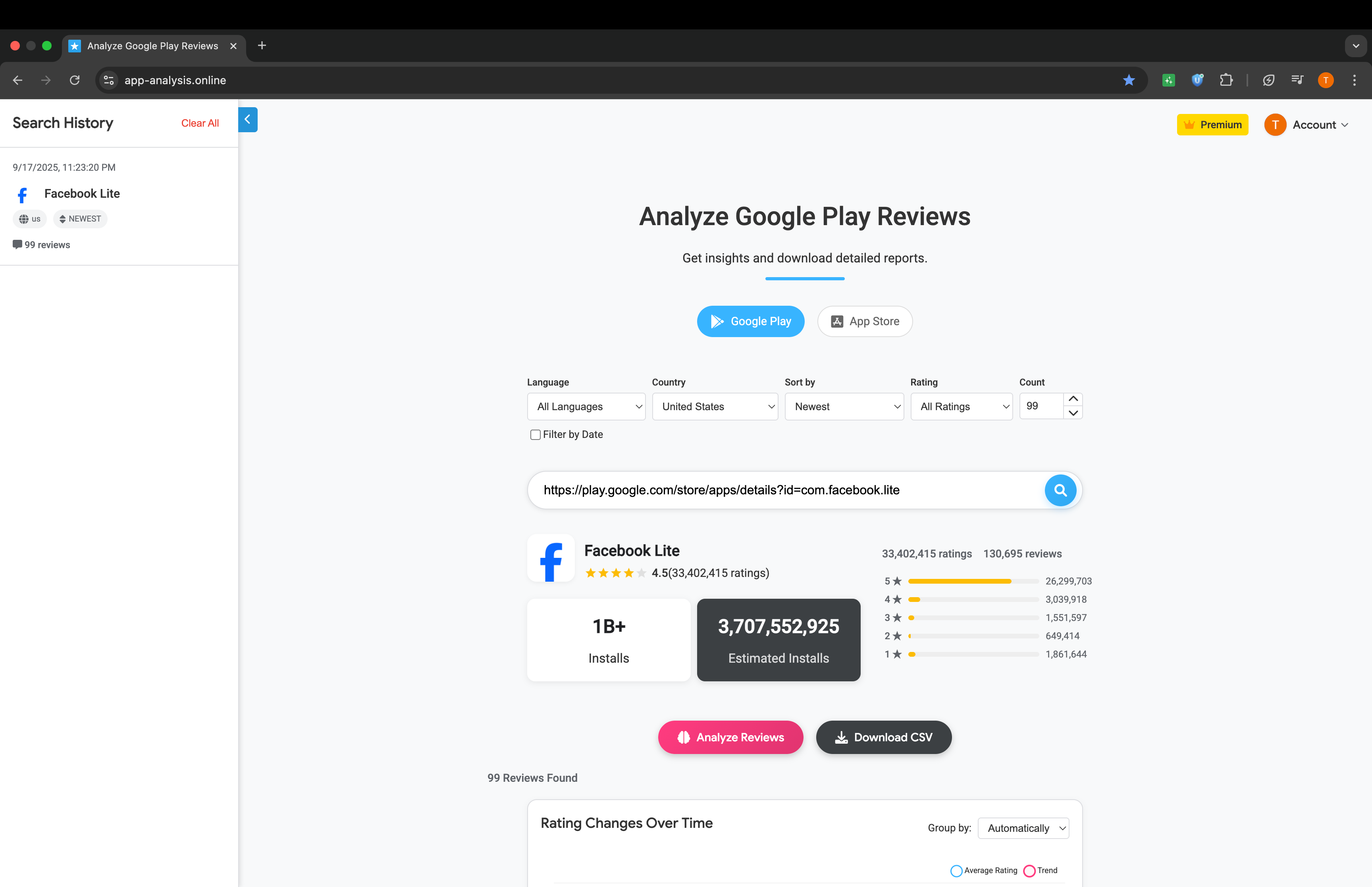 Mobile apps analysis gallery image