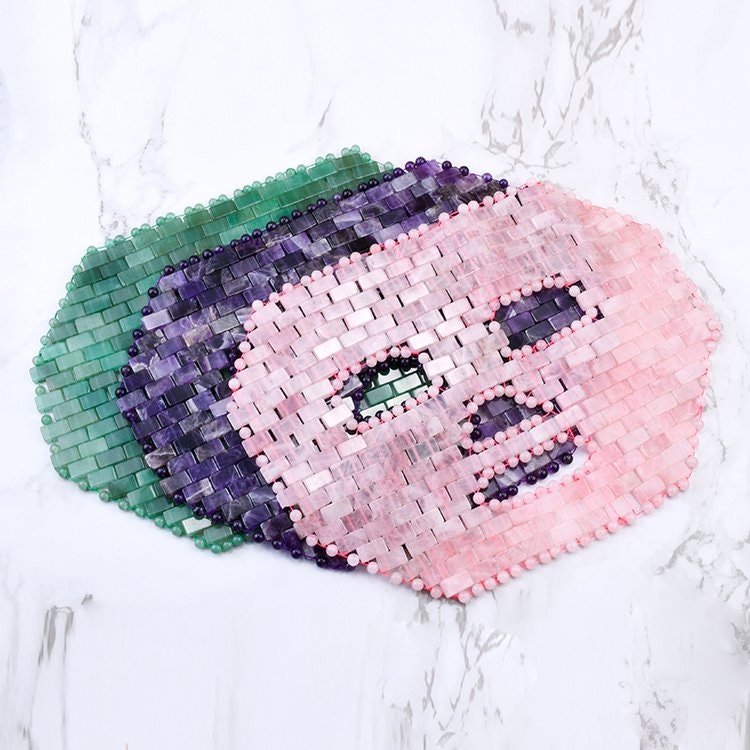 Natural Rose Quartz Face Mask