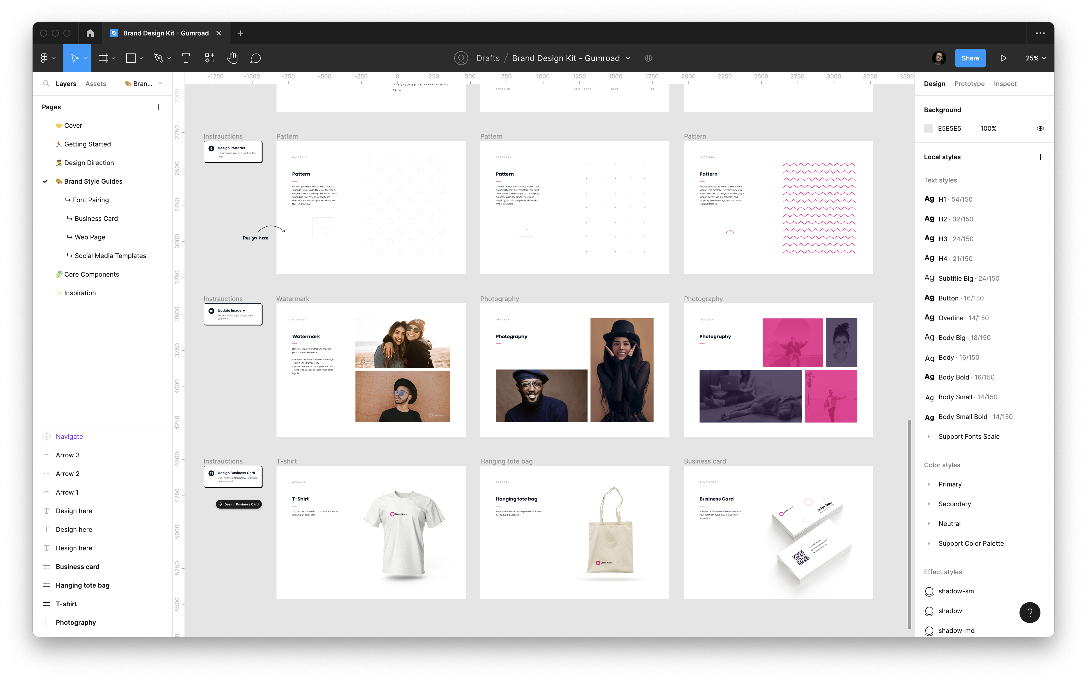 Kit de diseño de marca media 3