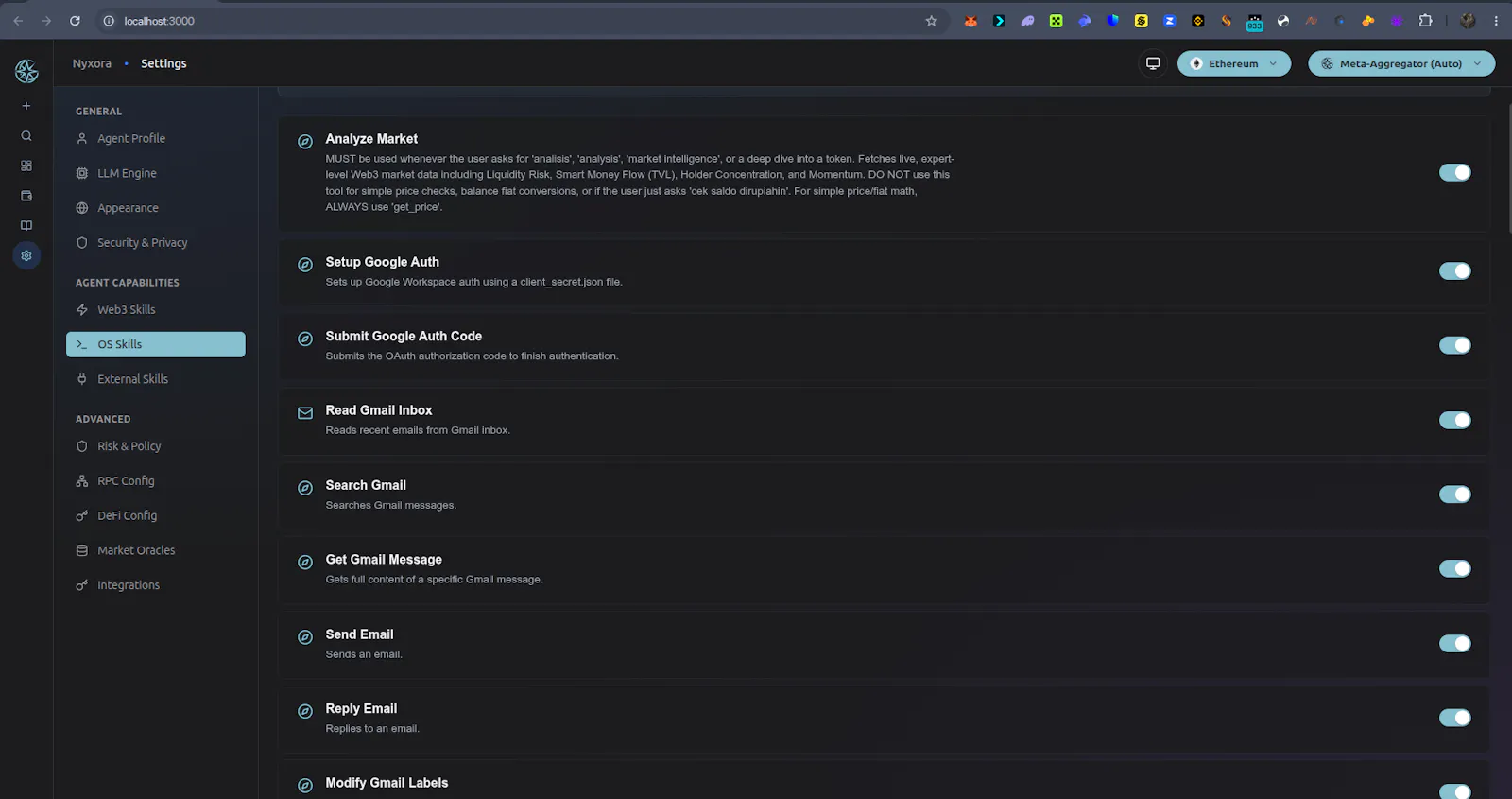 Nyxora Protocol screenshot 5