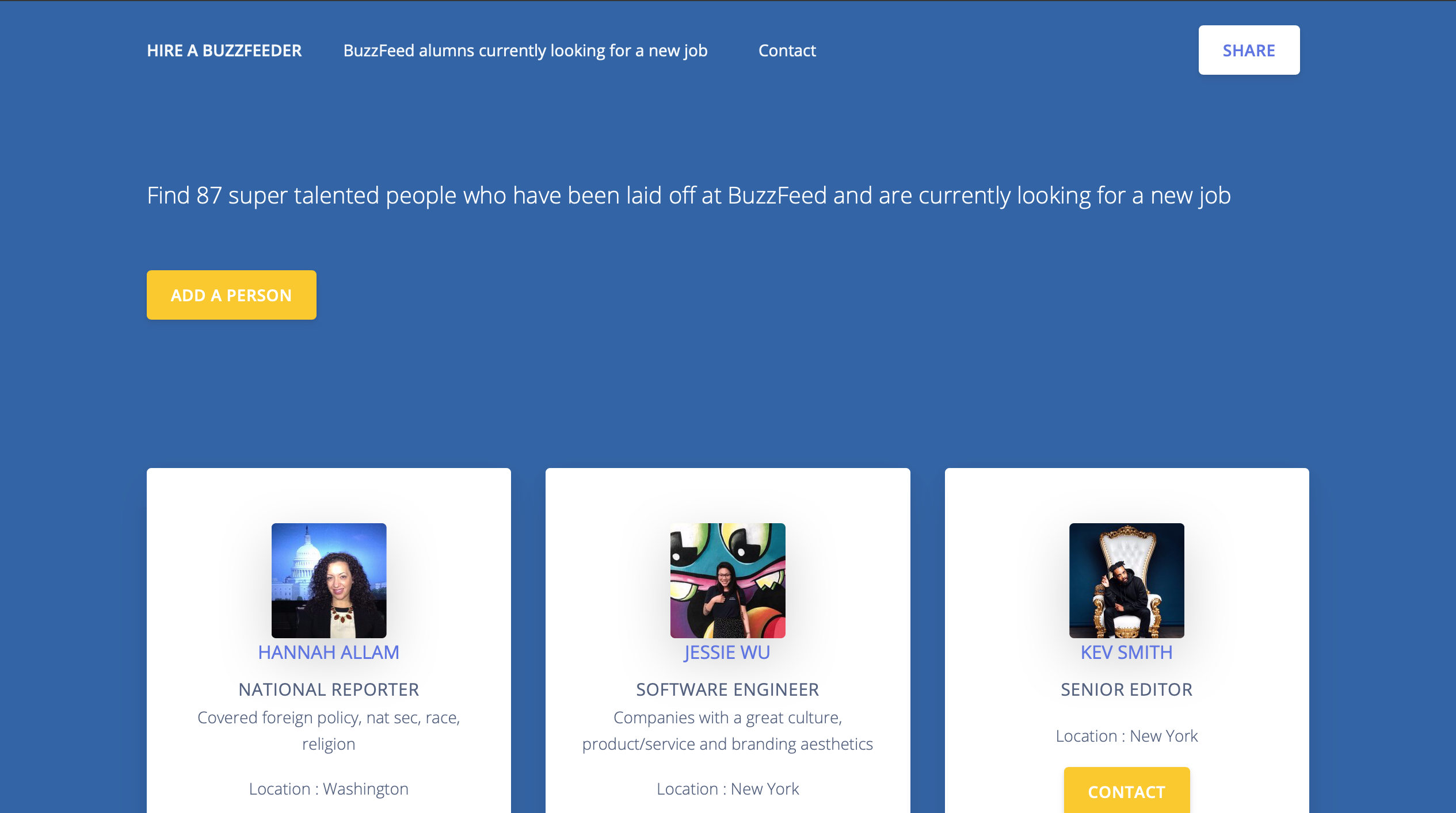 Hire a BuzzFeeder gallery image