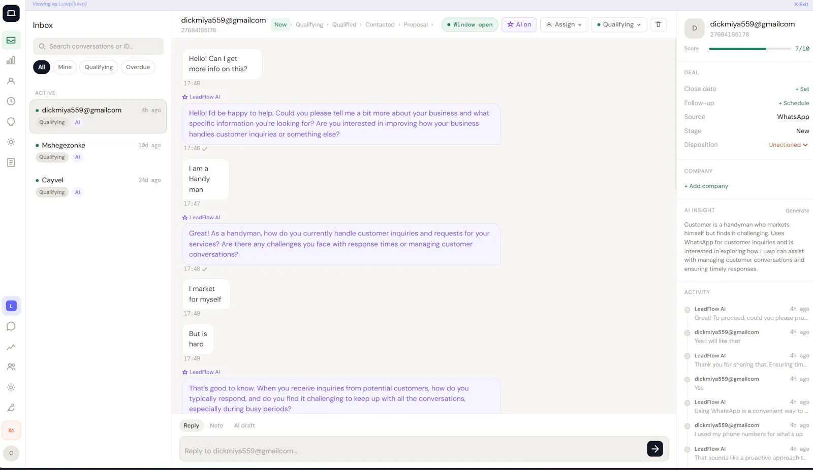 Luwp screenshot 1