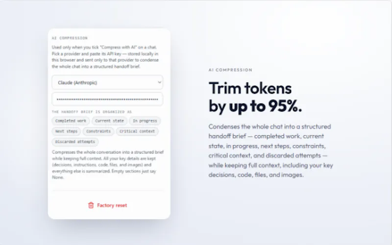 Continuum: Capture & Resume AI Chats screenshot 4