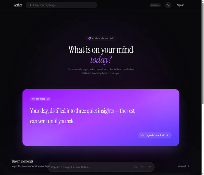 Aether screenshot 4