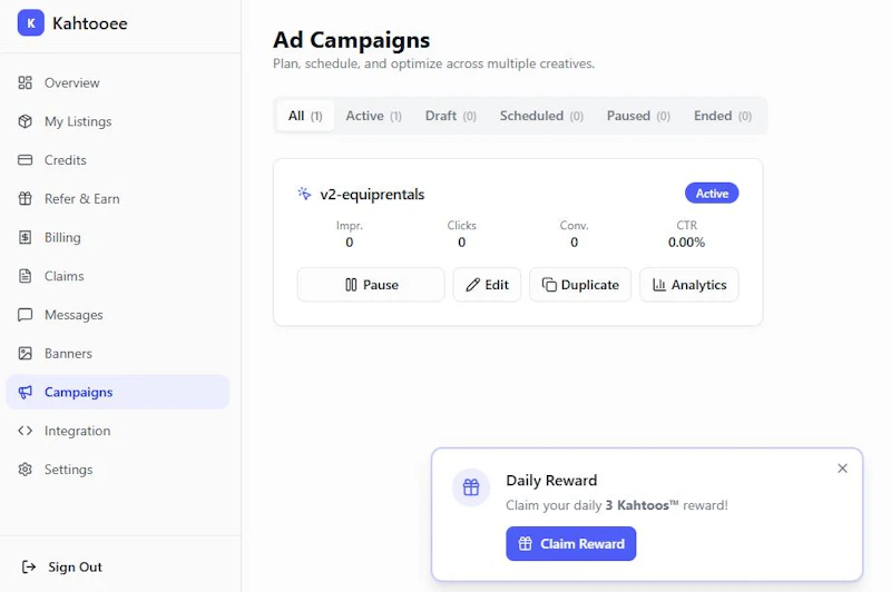 Kahtooee: B2B Advertising Member Network screenshot 5