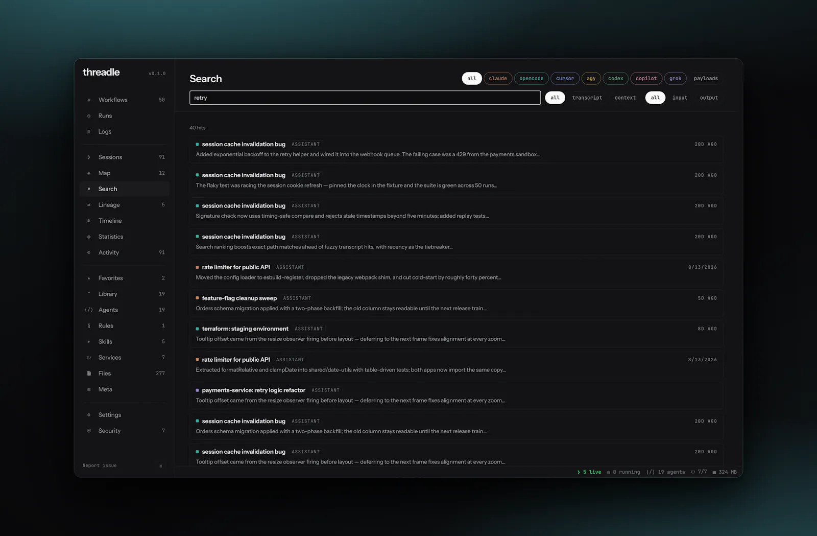 threadle screenshot 9