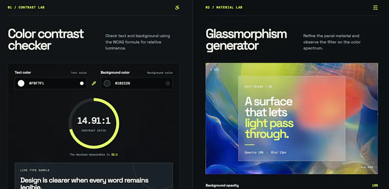A11y Glass Studio screenshot 1