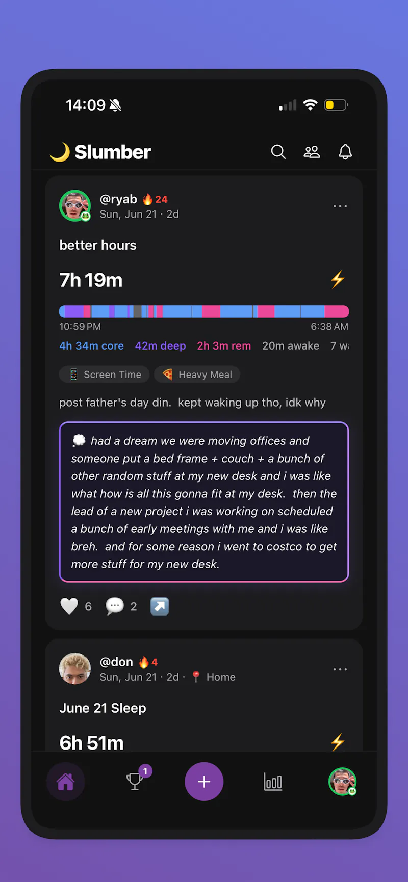 Slumber screenshot 2