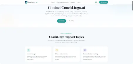 CoachLingo for AI Language Coaching gallery image