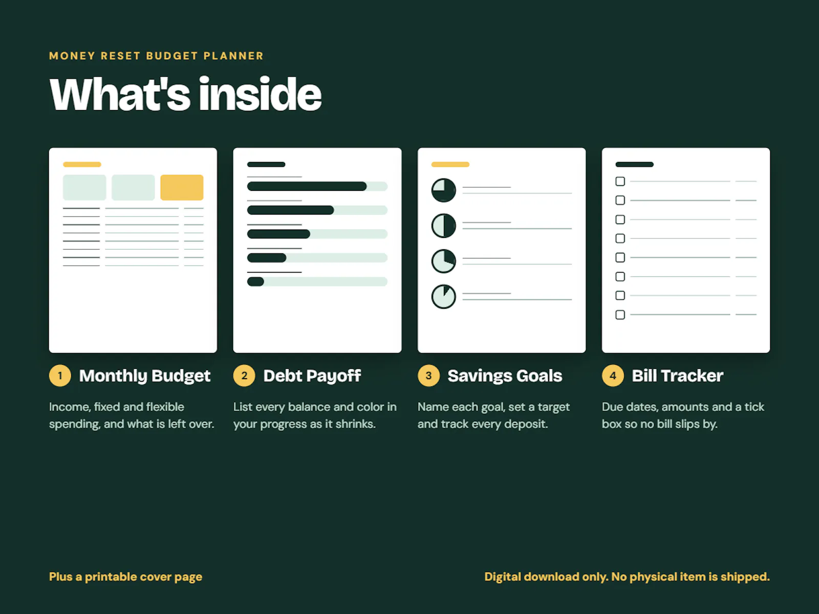 Money Reset Budget Planner screenshot 2