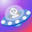 Panda UFO - FREE iMessage Sticker