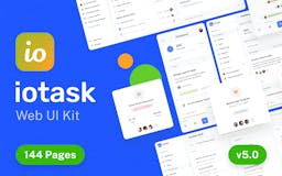 IOTask Multipurpose UI Kit for SaaS Apps media 1