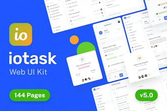 IOTask Multipurpose UI Kit for SaaS Apps gallery image