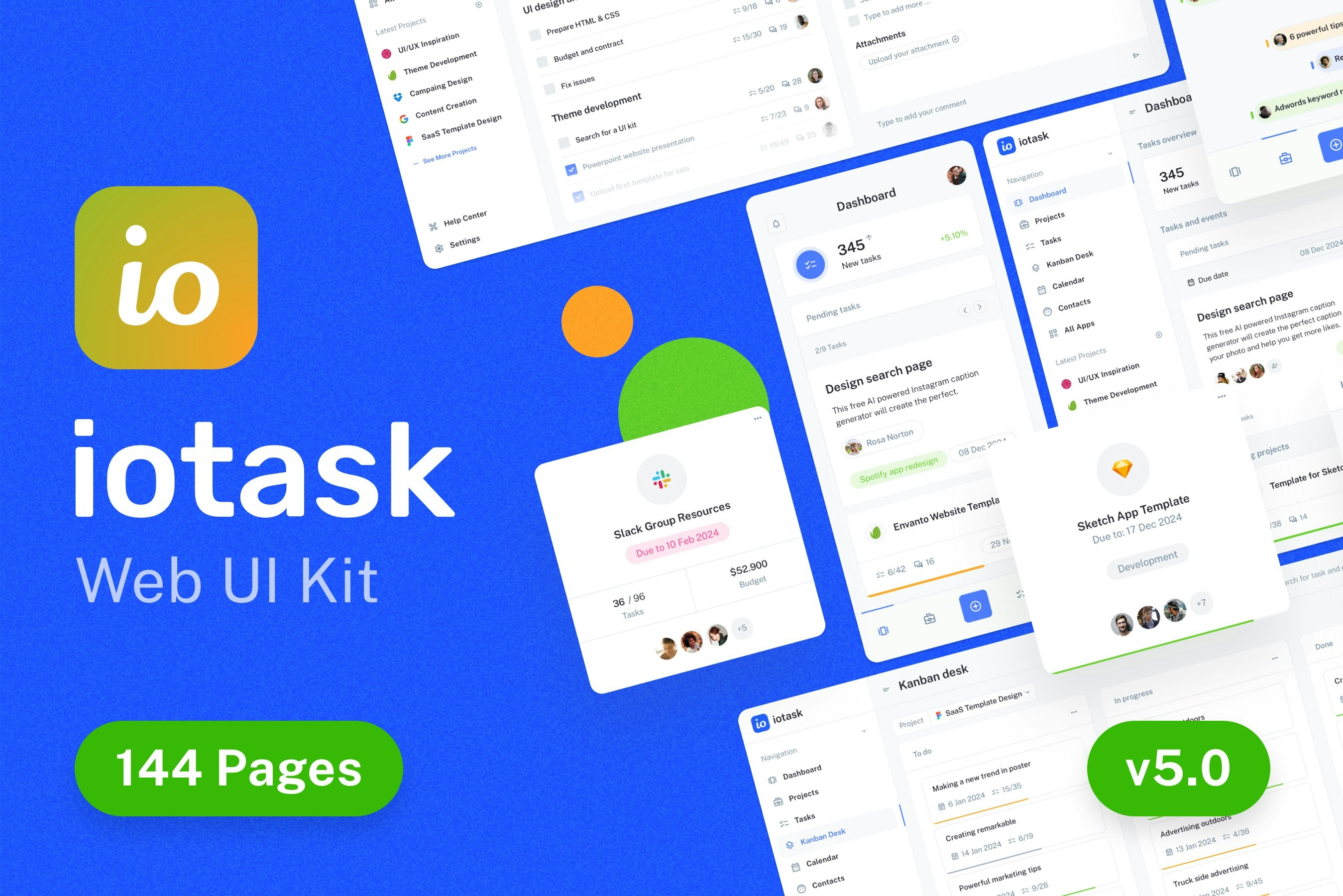 Kit d'interface utilisateur polyvalent iotask pour les applications SaaS media 1