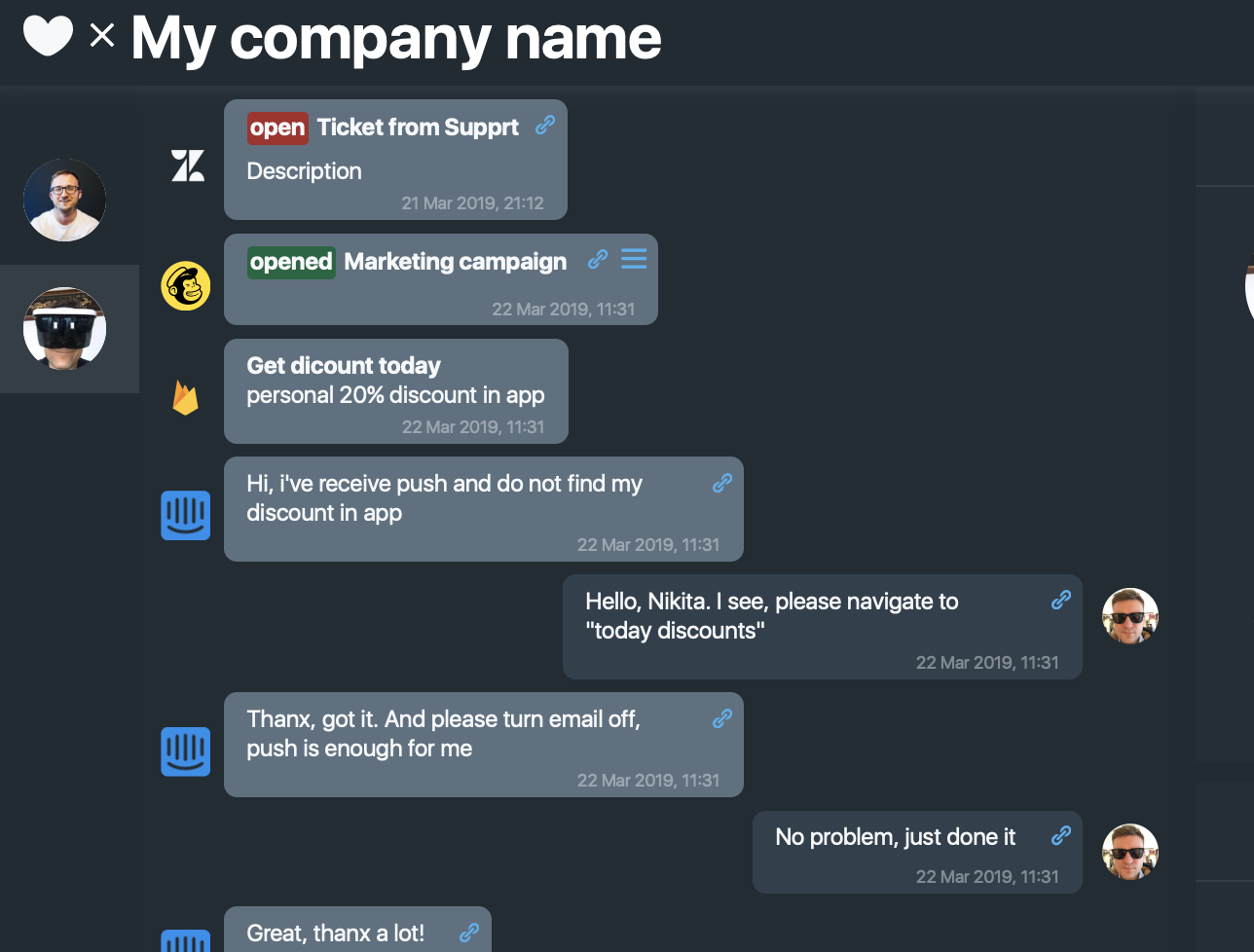 Supprt gallery image