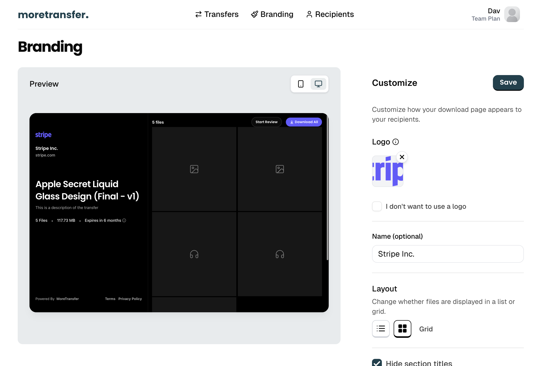 MoreTransfer - Screenshot 5 showing product features and functionality