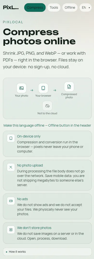 PixLocal - Secure Photo & PDF Tools gallery image