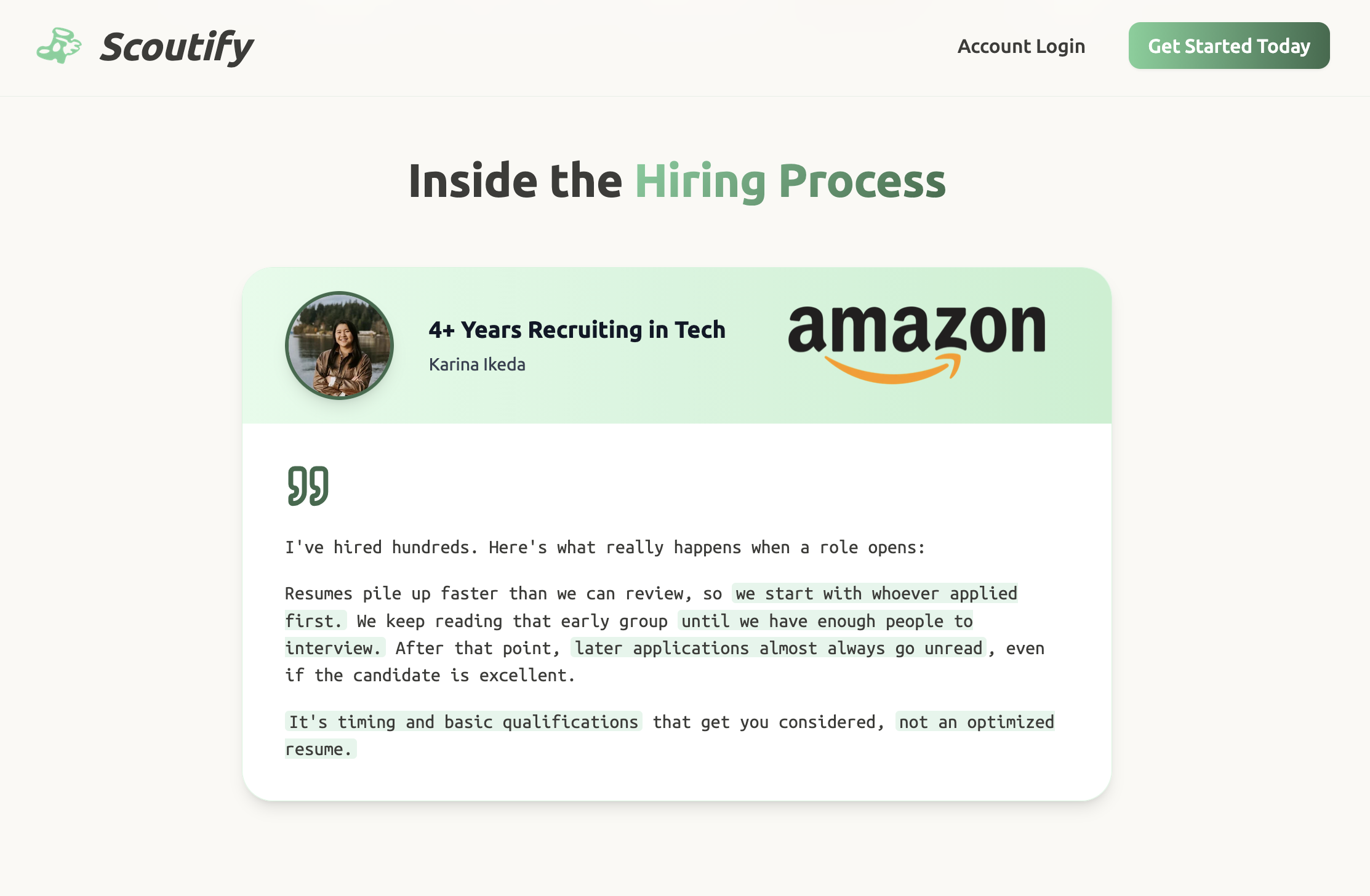 Scoutify - Screenshot 2 showing product features and functionality
