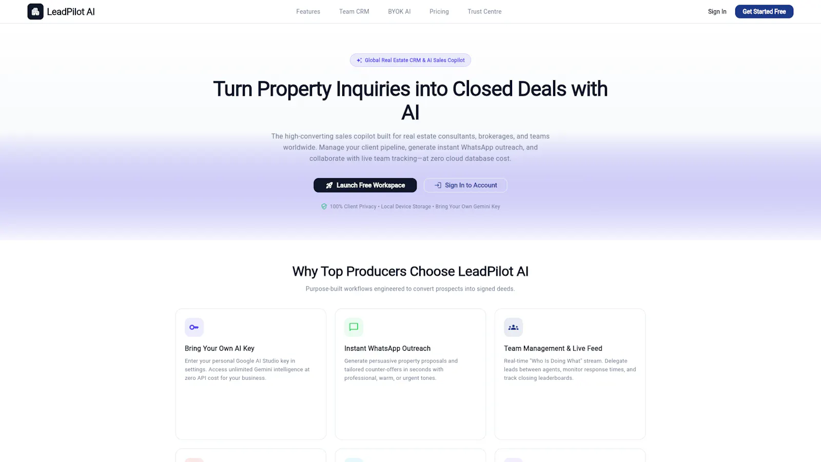 LeadPilot AI screenshot 2